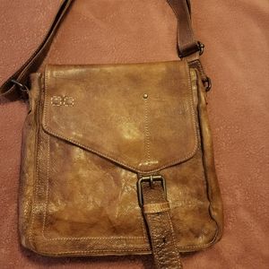 BED STU DISTRESSED LEATHER HANDBAG